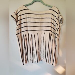 Striped Natural Fiber Shirt